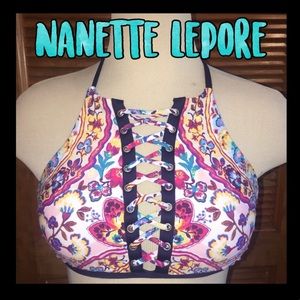 👙NWT👙NANETTE Lepore floral bikini top